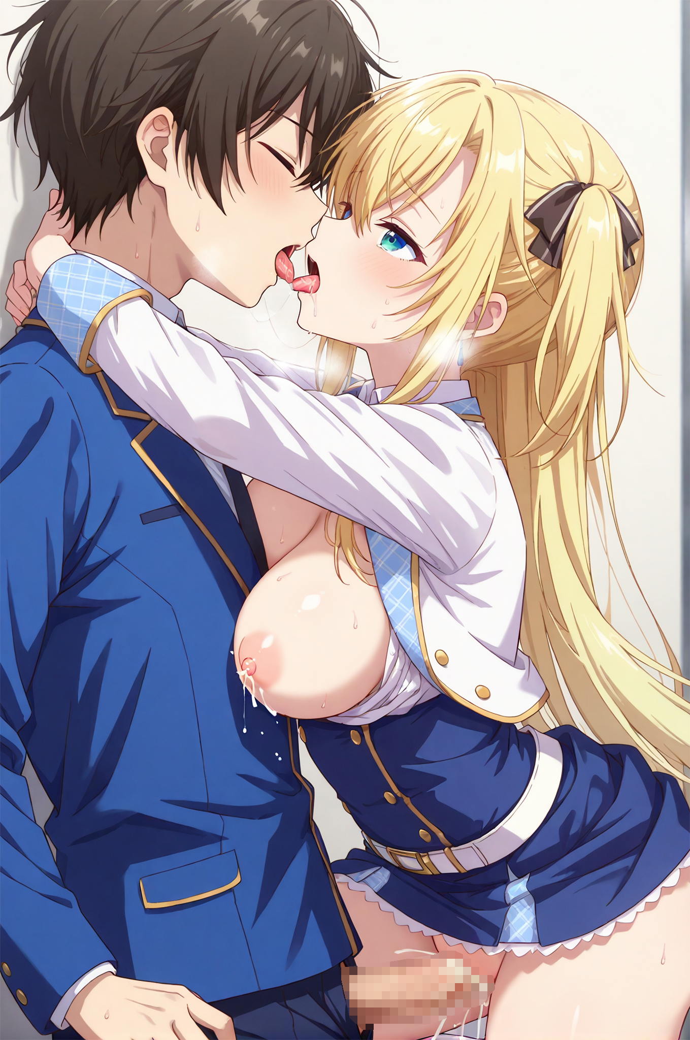 エロ画像 二次エロ画像 公式風 公式調 聖剣学院の魔剣使い レギーナ・メルセデス AIイラスト 無修正 セックス 立位 キス 中出し 射精 精液 潮吹き 母乳 おっぱい 乳首 金髪 ツインテール