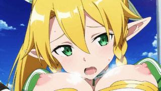 【公式アニメ風】「ソードアートオンライン」「リーファ」のエロ画像４９枚【無修正あり】